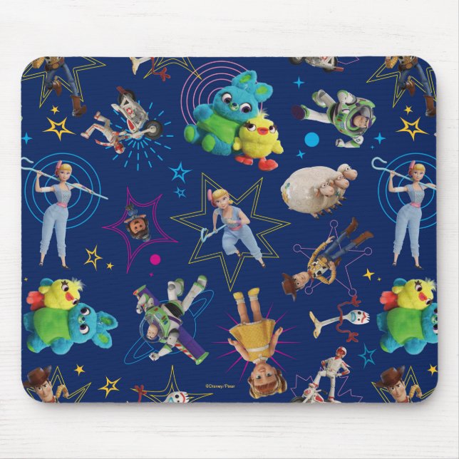 Tapis De Souris Toy Story 4 | Motif Jouets bleus (Devant)