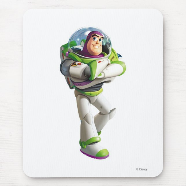 Tapis De Souris Toy Story Buzz Lightyear debout avec bras pliés (Devant)