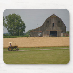 Tapis De Souris Tracteur Mousepad : Tracteur et grange