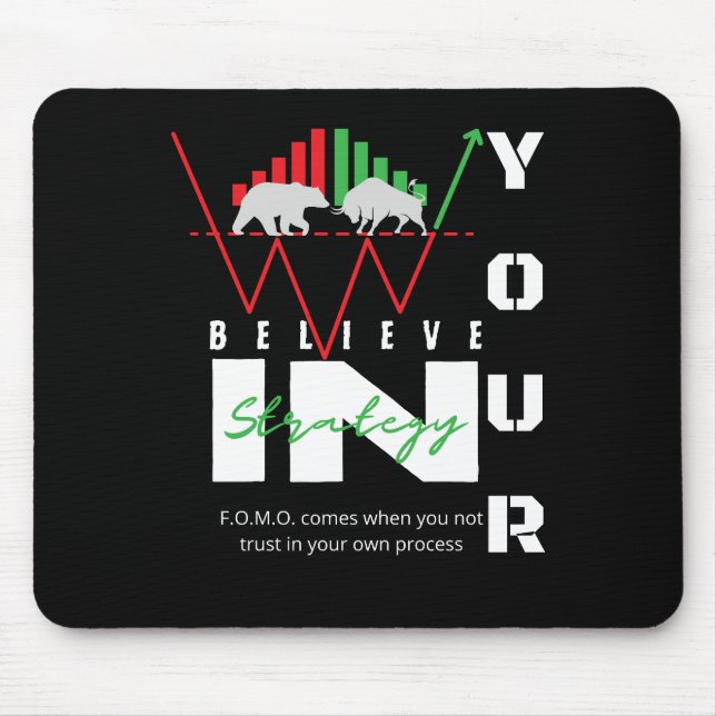 Tapis De Souris Trade Motivation | Bullish | Pattern (Devant)