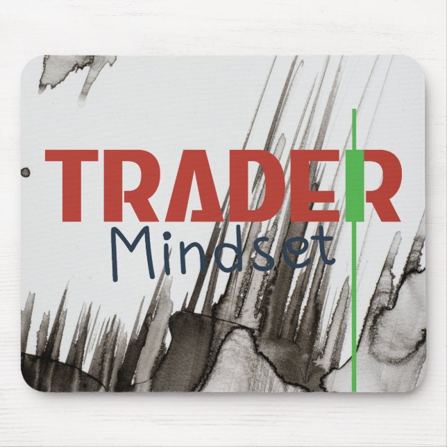 Tapis De Souris Trader Mindset – Discipline, Focus, Trading Psycho (Devant)