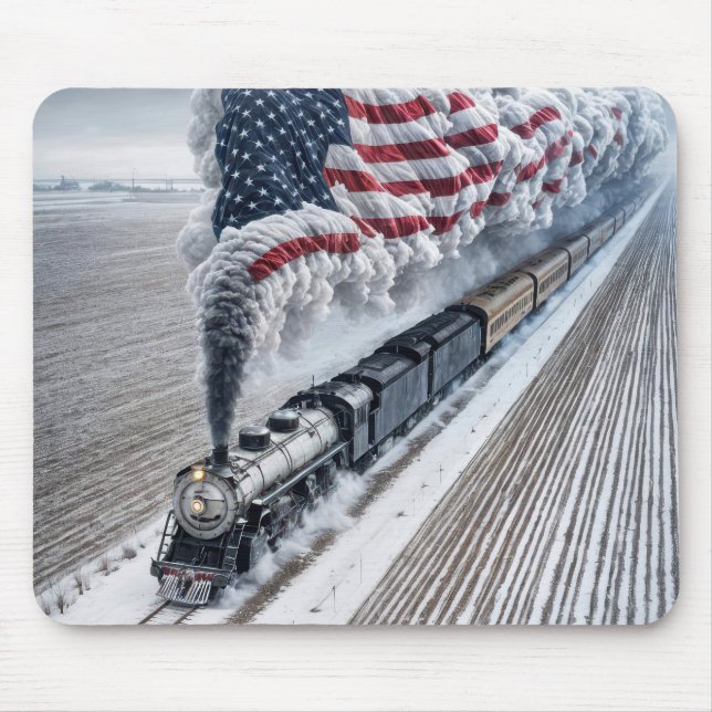 Tapis De Souris Train américain de la liberté (Devant)