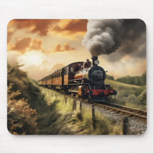 Tapis De Souris Train Rétro