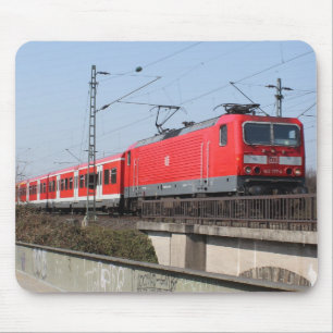 Tapis De Souris Train rouge allemand