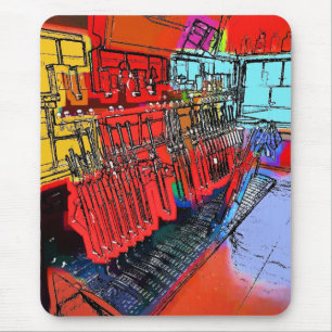 TAPIS DE SOURIS TRAIN STATIONS
