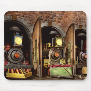 Tapis De Souris Train - technologie de capture de vaches 1869