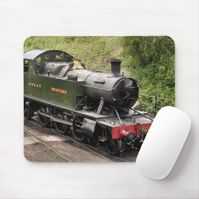 TAPIS DE SOURIS TRAINS À VAPEUR (Avec souris)