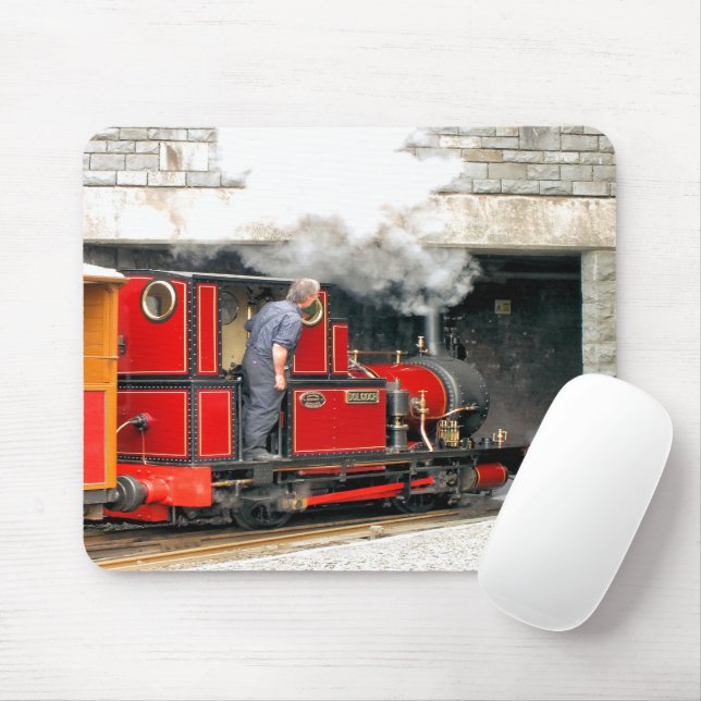 TAPIS DE SOURIS TRAINS À VAPEUR (Avec souris)