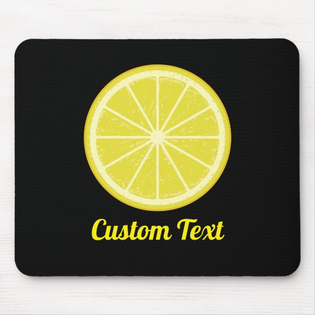 Tapis De Souris Tranche de citron (Devant)