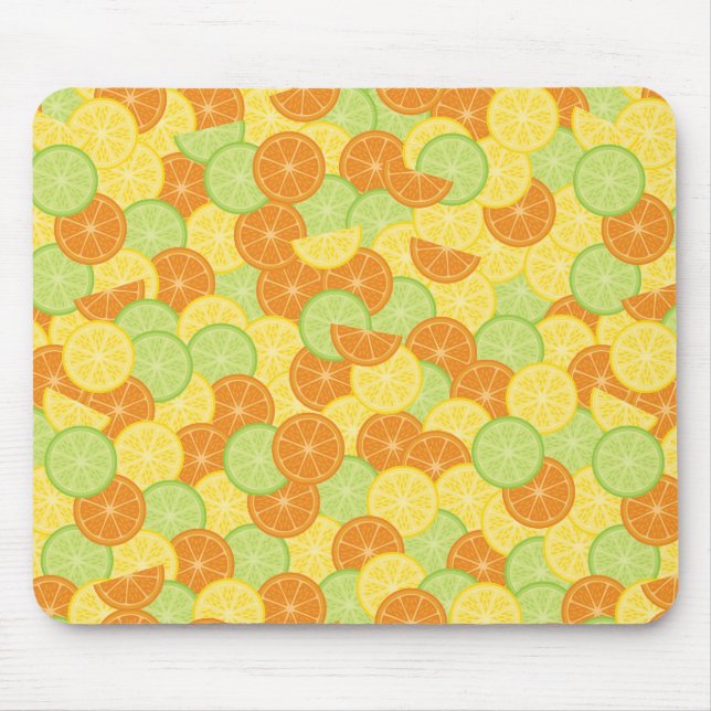 Tapis De Souris Tranches d'agrume (Devant)