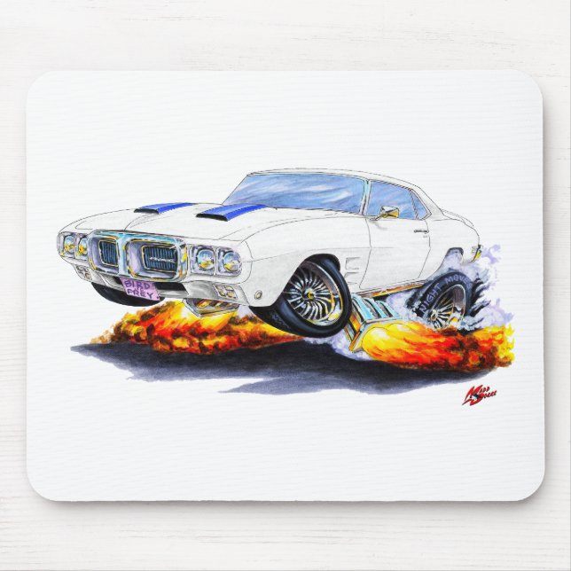 Tapis De Souris Transport 1969 de Pontiac Firebird AM (Devant)
