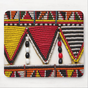 Tapis De Souris Travail de perles tribal Maasai