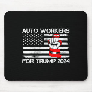Tapis De Souris Travailleurs Pour Trump 2024 Hommes Femmes