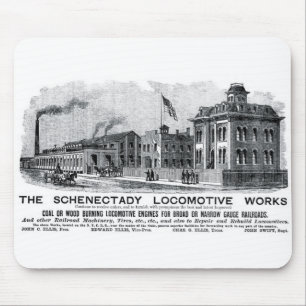 Tapis De Souris Travaux locomotifs d'Alco-Schenectady, 1870