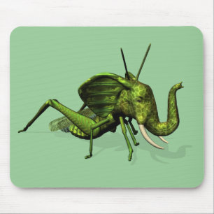 Tapis De Souris Traversée de sauterelles éléphantes
