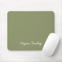 Trend Couleur Rouge Vert Nom Mousepad