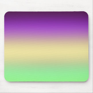Tapis De Souris Trendy foncé violet clair jaune dégradé vert