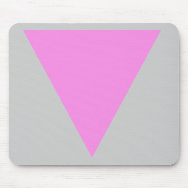 Tapis De Souris Triangle rose (Devant)