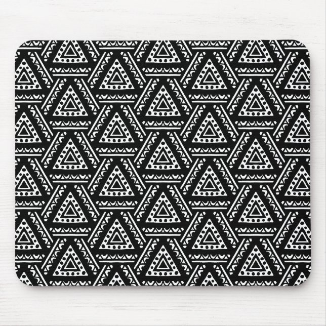 Tapis De Souris Triangles intertissés v1 (Devant)