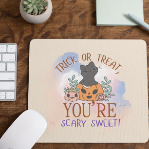 Tapis De Souris Trick or Treat You are Scary Sweet