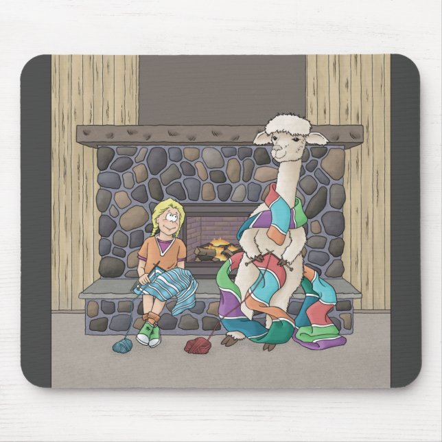 Tapis De Souris Tricot Alpaca (Devant)