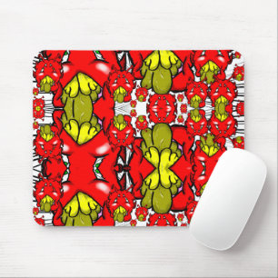 Tapis De Souris Trippy Alien Dazs dent jaune