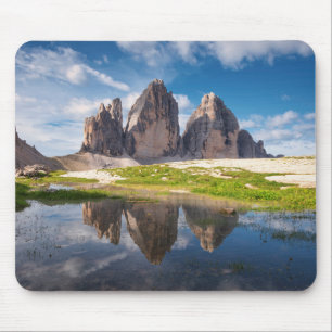Tapis De Souris Trois cimes de Lavaredo/Drei Zinnen Dolomite monta