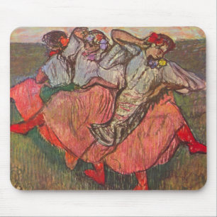 Tapis De Souris Trois danseuses russes par Edgar Degas