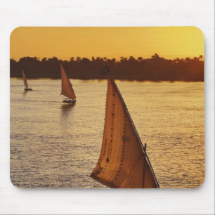 Tapis De Souris Trois falukas avec vues sur le Nil à