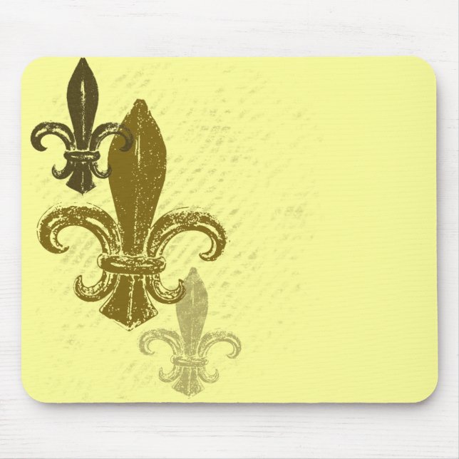 Tapis De Souris Trois Fleur De Lis (Devant)