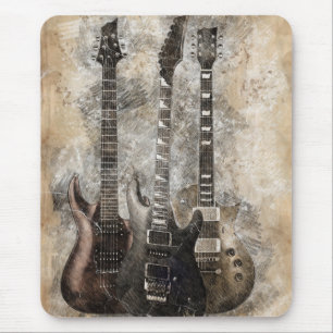 Tapis De Souris Trois guitares