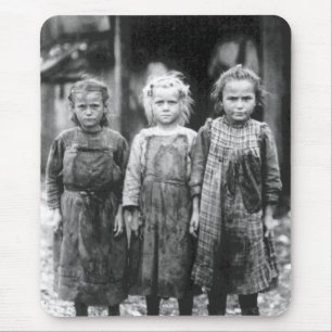 Tapis De Souris Trois petites filles Vintages en Caroline du Sud