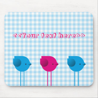 Tapis De Souris Trois petits oiseaux