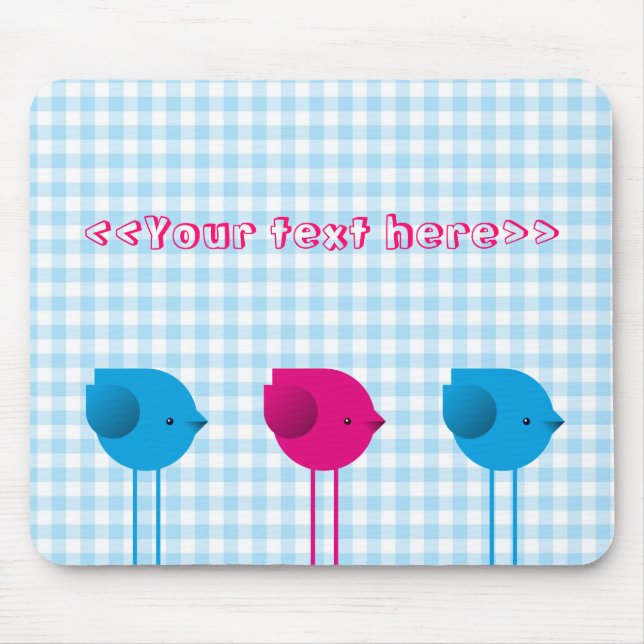 Tapis De Souris Trois petits oiseaux (Devant)