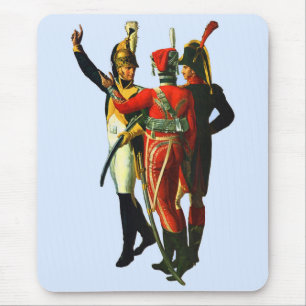 Tapis De Souris trois soldats français vers 1800