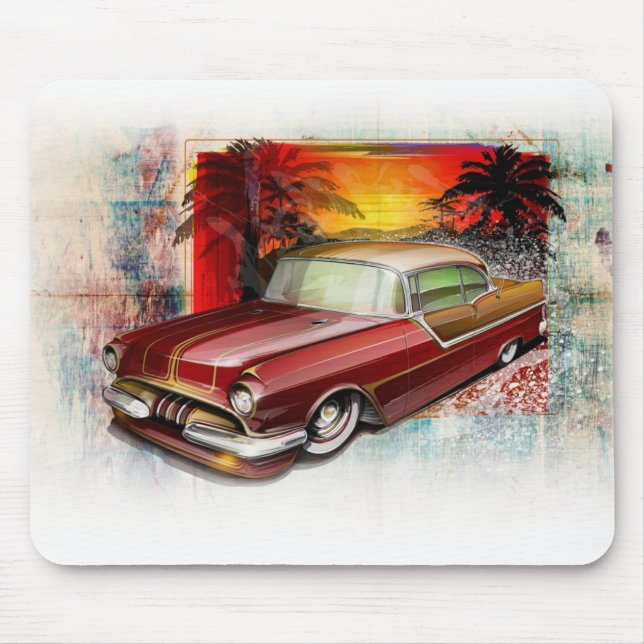 Tapis de souris tropical de poncho (Devant)