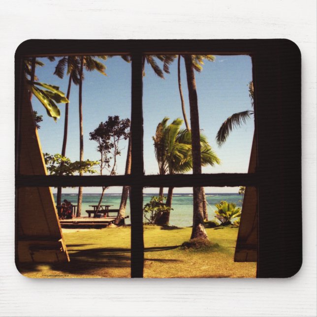 Tapis De Souris Tropical Fiji Beach Scene mpcna (Devant)