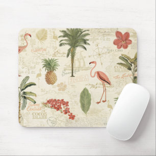 Tapis De Souris Tropical Floridian Pattern