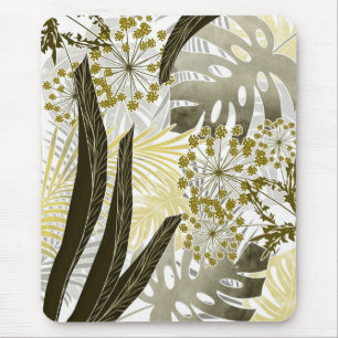 Tapis De Souris Tropical motif monstera palm feuille exotique