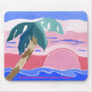 Tapis de souris Tropical Pink Sunrise