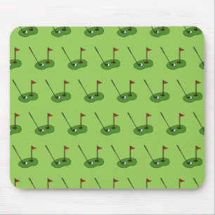 Tapis De Souris Trou de golf avec Motif Drapeau