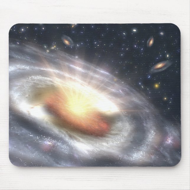 Tapis De Souris Trou noir Quasar de la NASA (Devant)