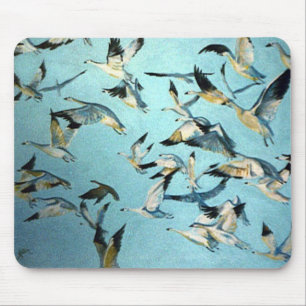 Tapis De Souris Troupeau des oies