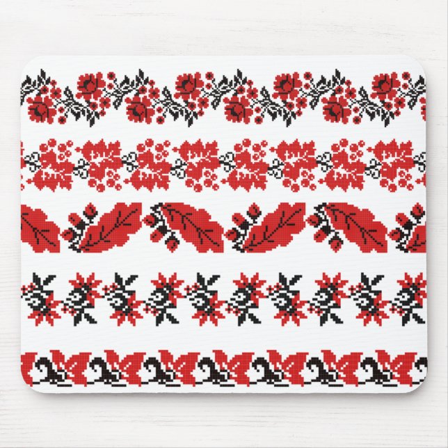 Tapis De Souris trousse de motif du schéma de vecteurs ukraine (Devant)
