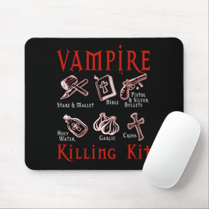 Tapis De Souris Trousse de tuerie de vampire amusant