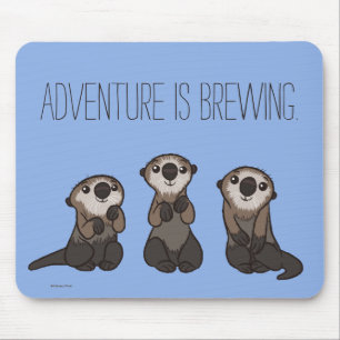 Tapis De Souris Trouver des loutres à cordes