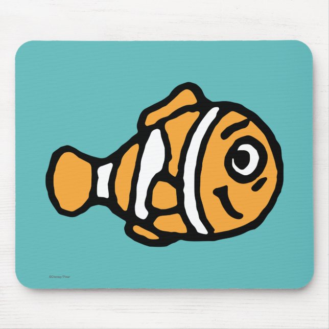 Tapis De Souris Trouver Dory | Caricature Marlin (Devant)