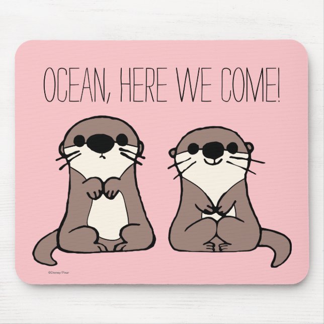 Tapis De Souris Trouver Dory | Cartoon d'Otter (Devant)