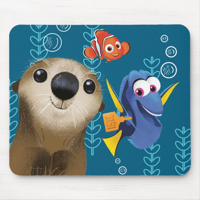 Tapis De Souris Trouver Dory | Nemo, Dory & Otter (Devant)