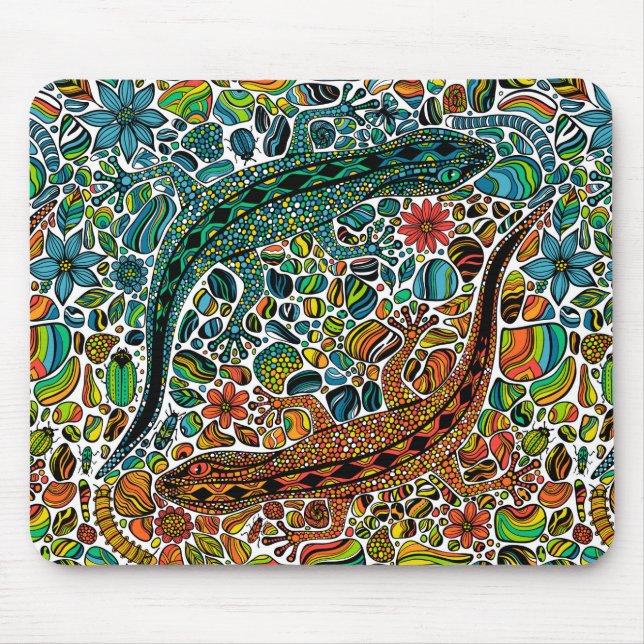 Tapis De Souris Trouvez les geckos (Devant)